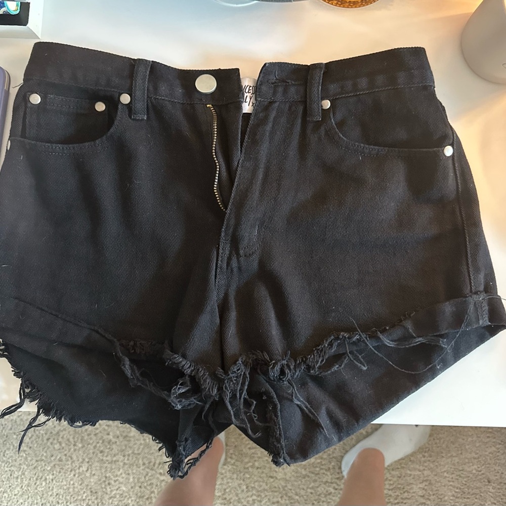 Denim shorts